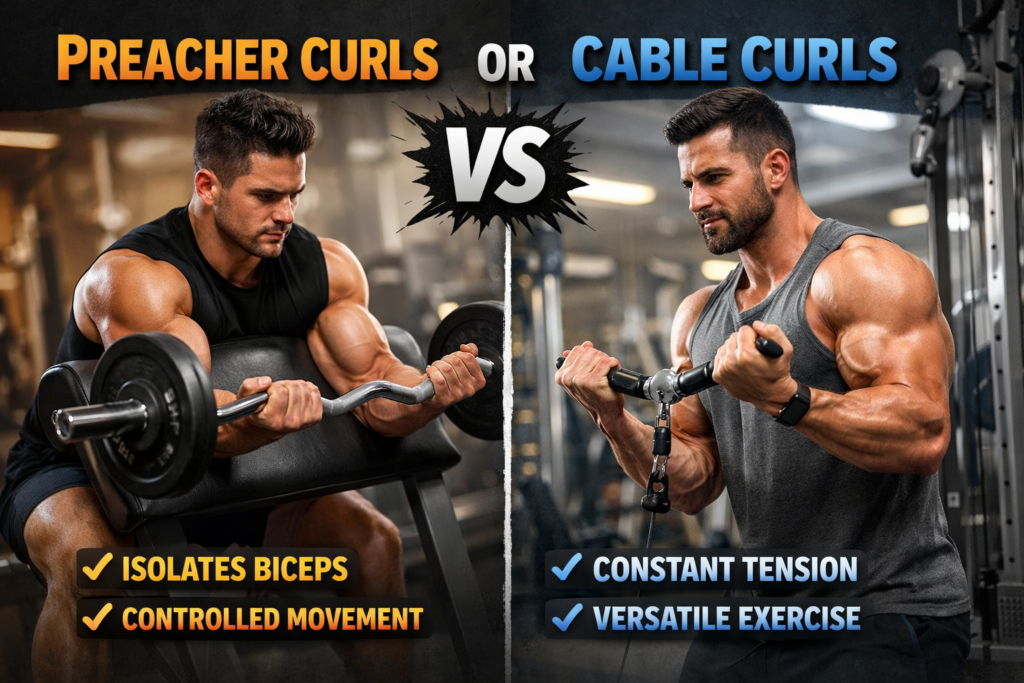 Back and Biceps Workout Gym